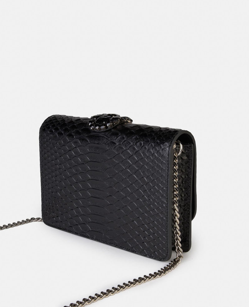 BOLSO BANDOLERA SOLAPA SERPIENTE