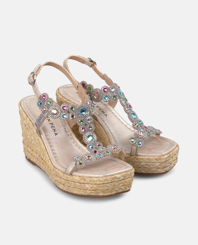 CUÑA ALTA CON ABALORIOS