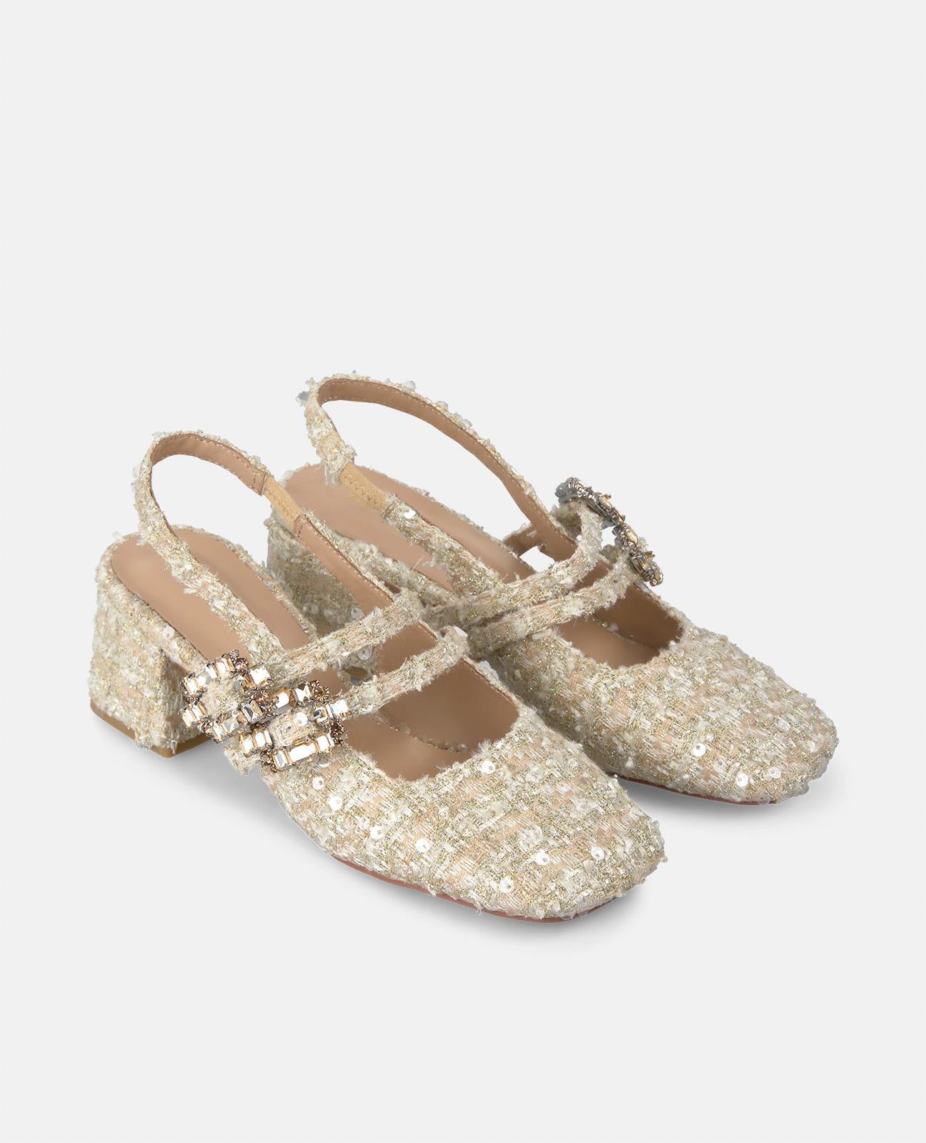 ZAPATO TACÓN HEBILLAS