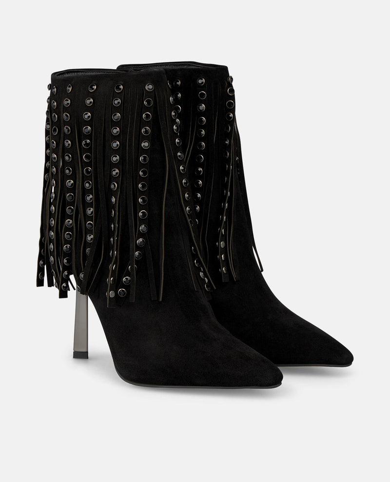 HIGH-TOP BOOTS WITH FRINGE