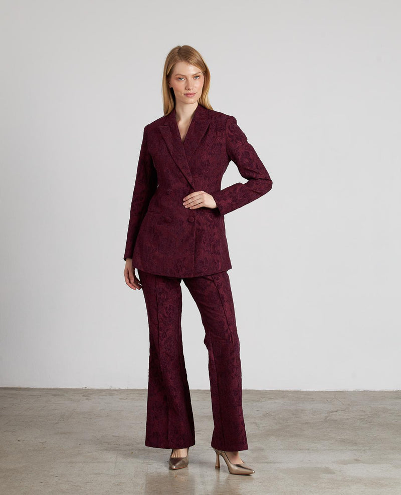 TEXTURED FLARE JEGGING