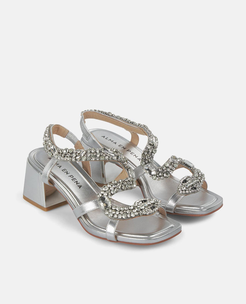 SNAKE HEEL SANDAL