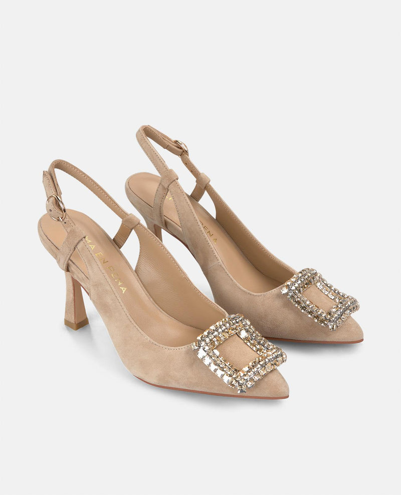 SAPATO DE SALTO ALTO BROGUE