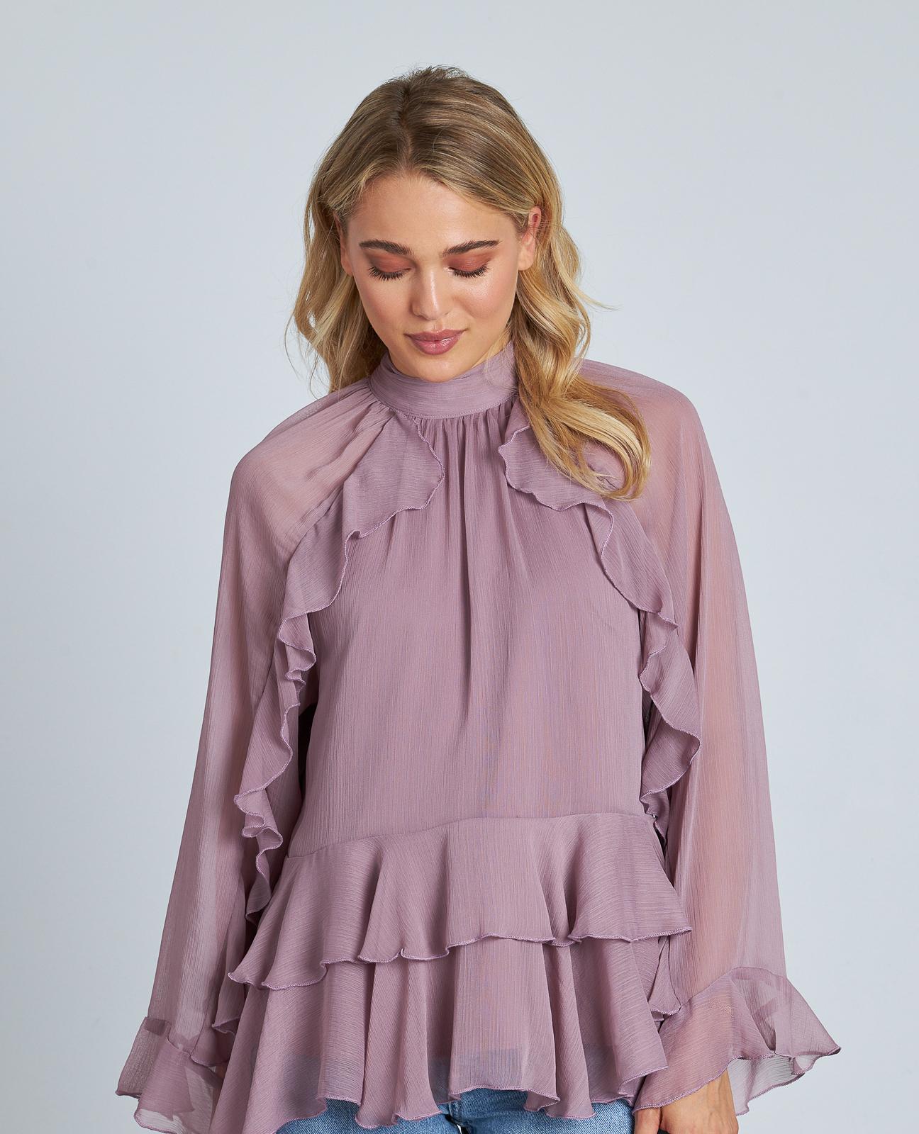 BLUSA VOLANTES LARGA