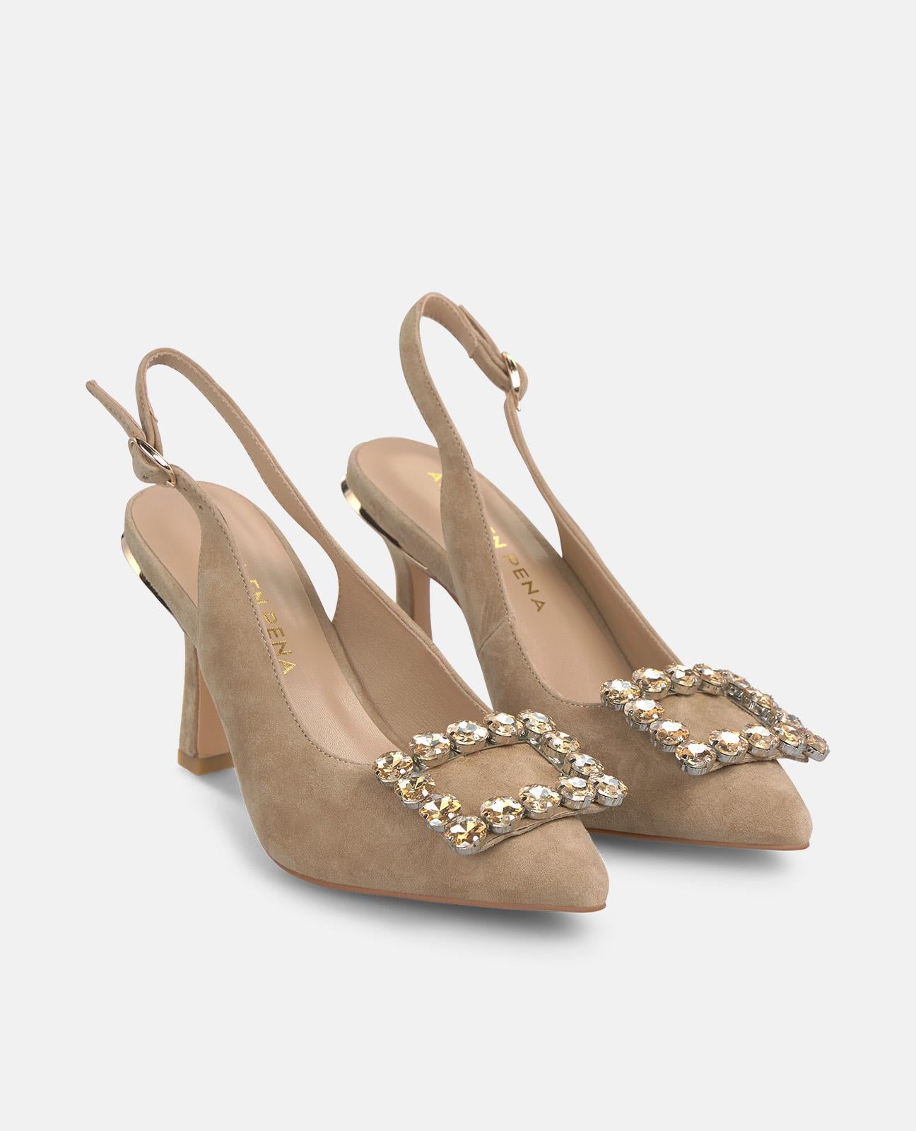 SALON DESTALONADO CON HEBILLA PEDRERIA