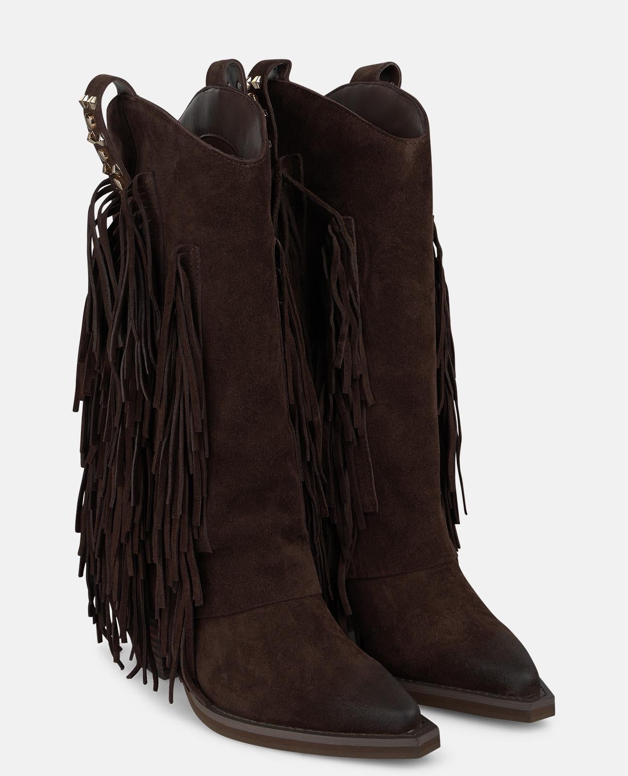 BOTA COWBOY DE ANTE CON FLECOS