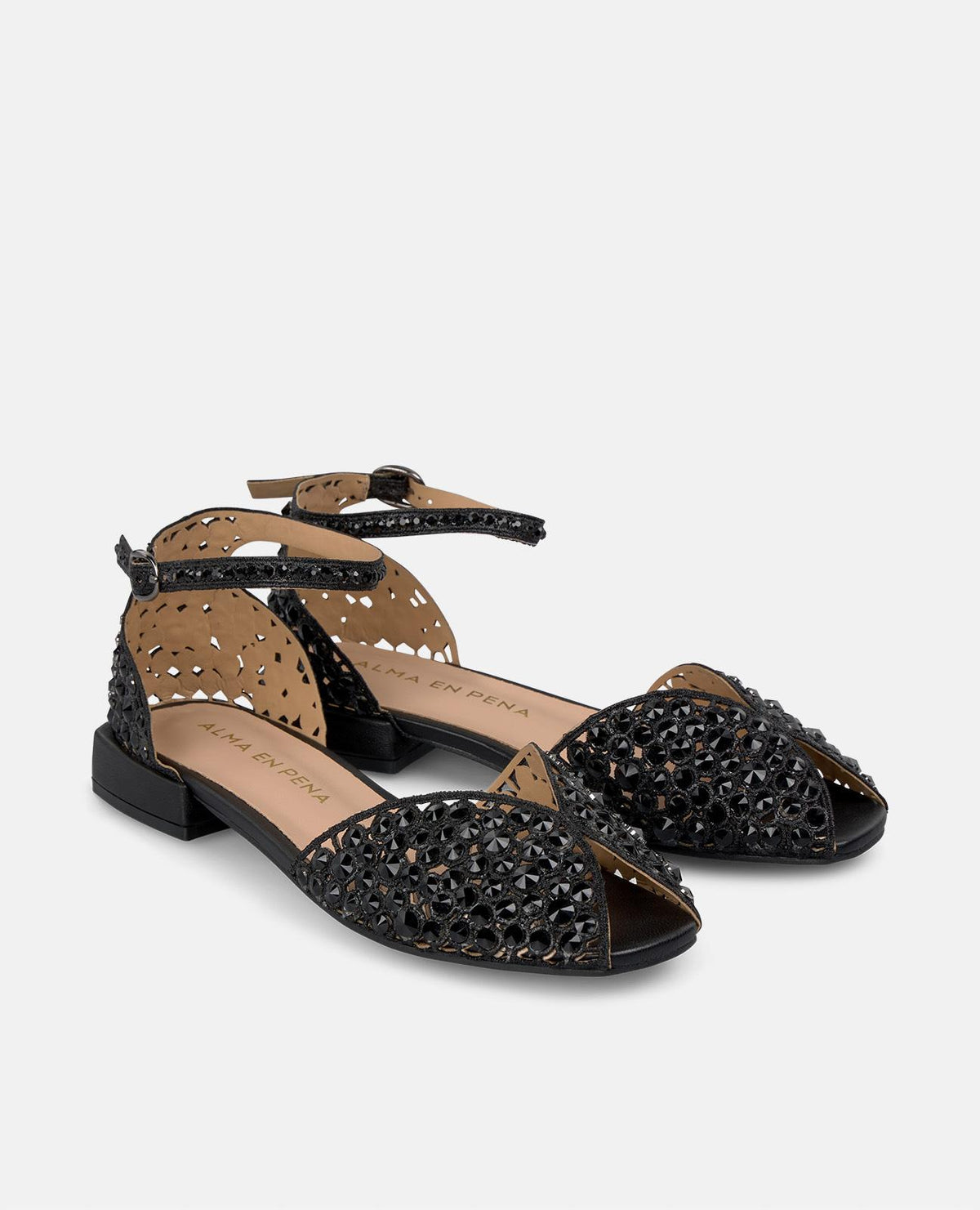 SANDÁLIA DE PULSEIRA COM STRASS