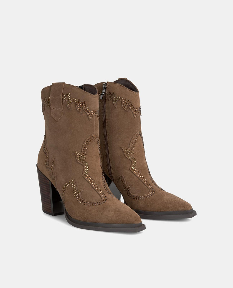 BOTTINES À TALONS BOTTINES À TALONS PAILLETÉES