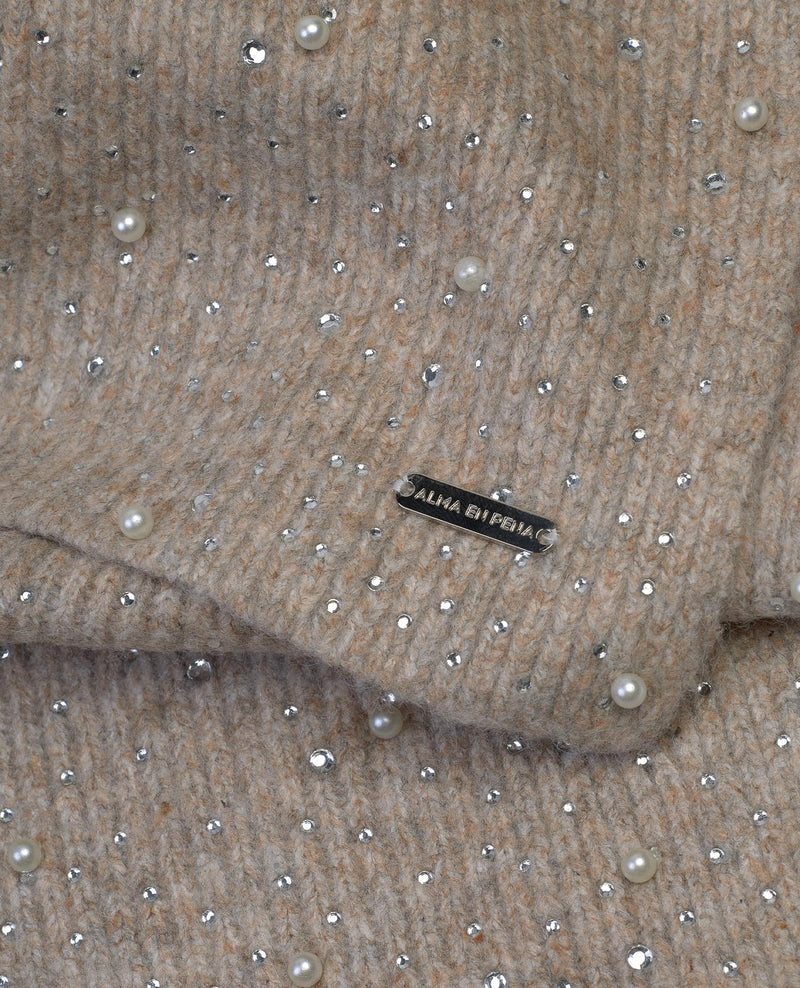 BUFANDA PUNTO CON DETALLES