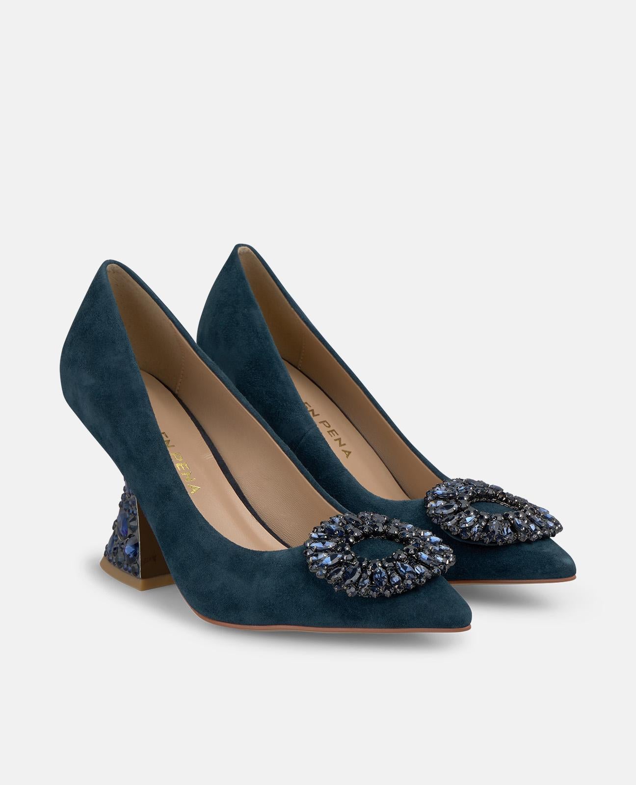 ZAPATO TACÓN JOYA BROCHE