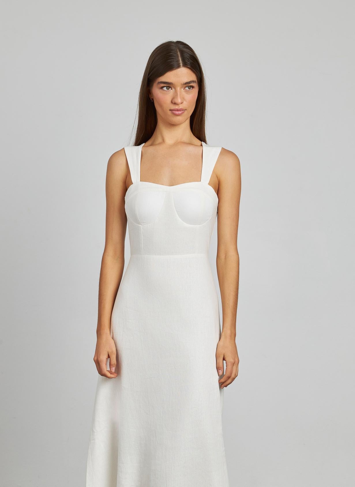 VESTIDO MIDI TIRANTE ANCHO