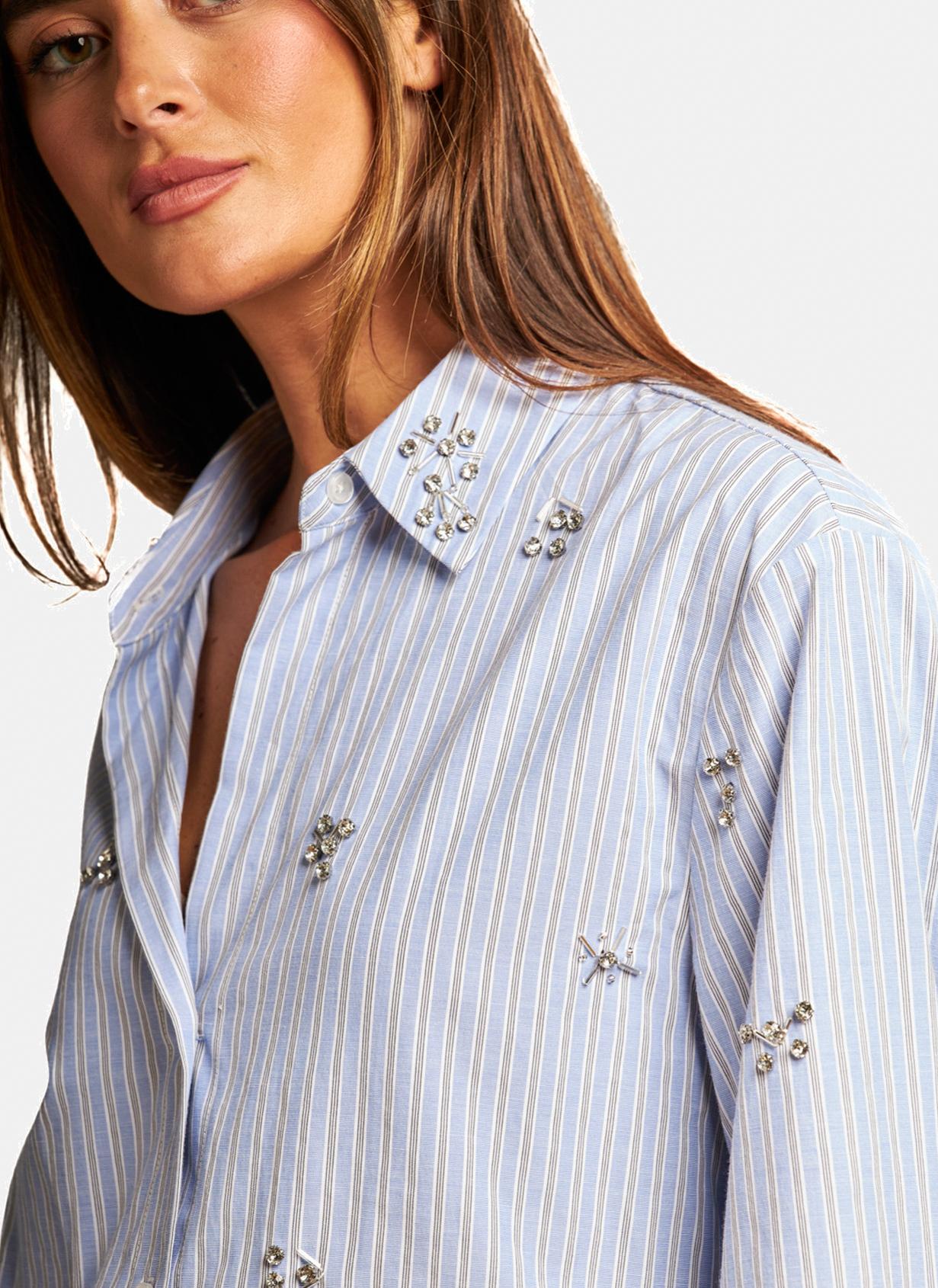 CAMICIA CON STRASS