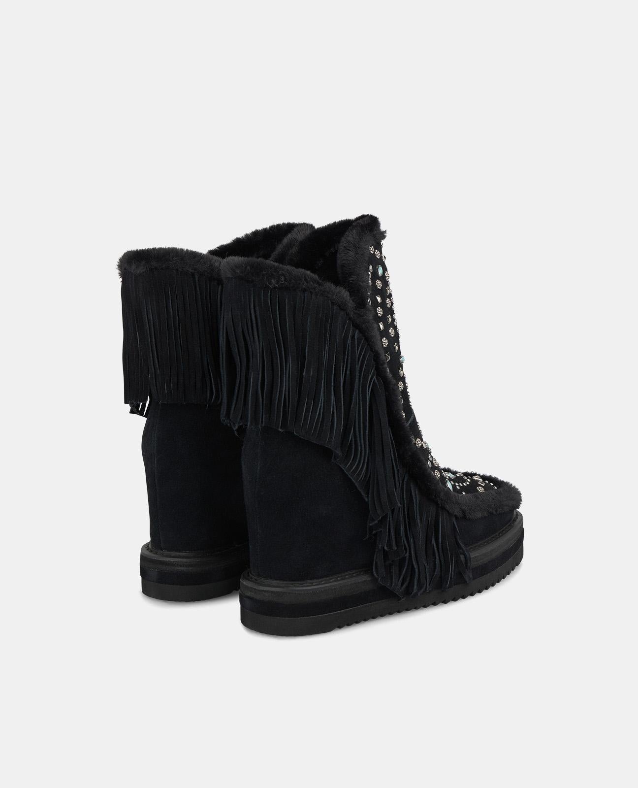 ANKLE BOOT HAIR TACHAS