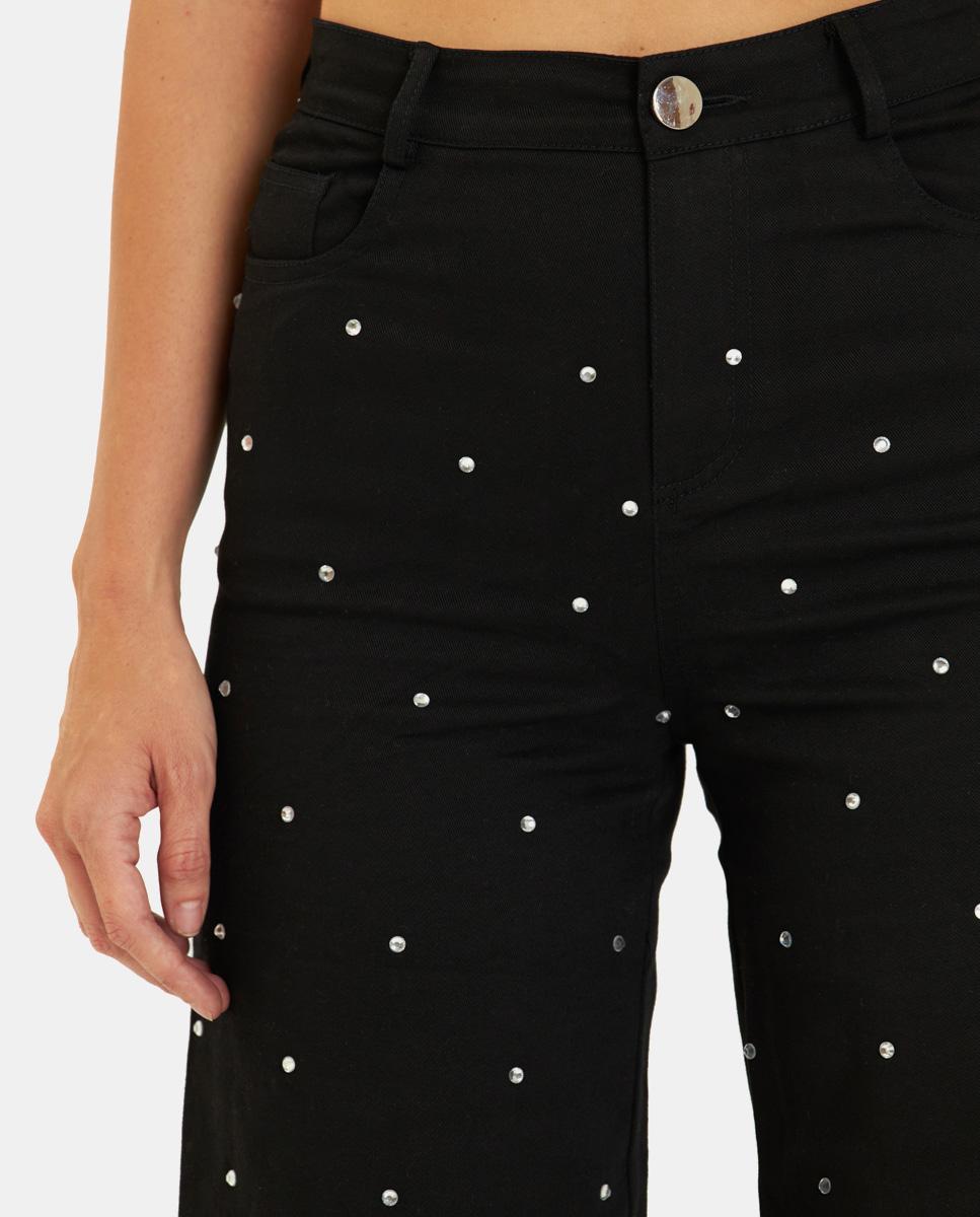 LONG JEANS WITH GLITTER