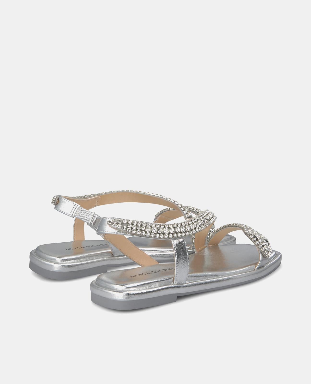 FLAT SANDAL SNAKE STRAP