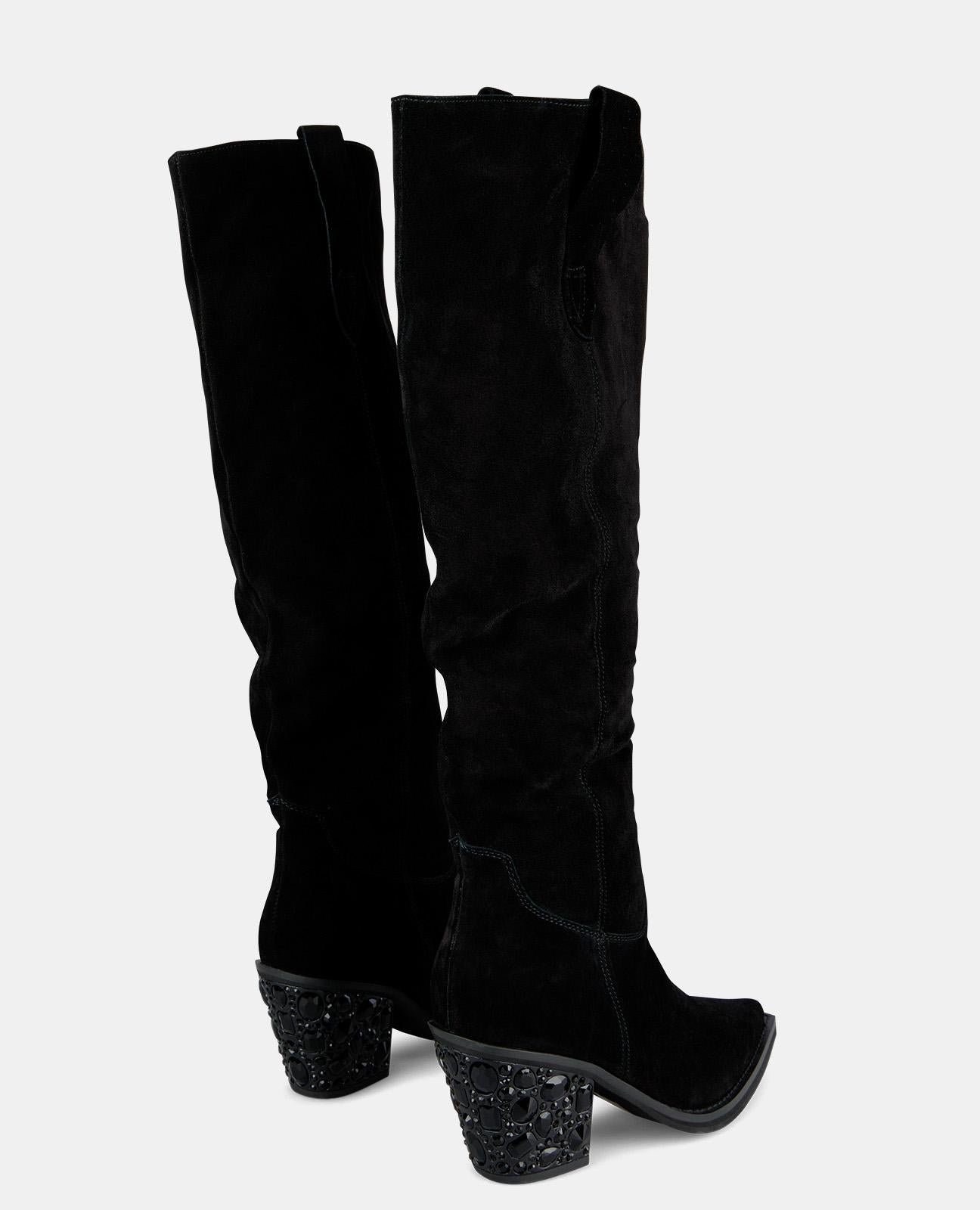 HIGH LEG AND HEEL BOOT