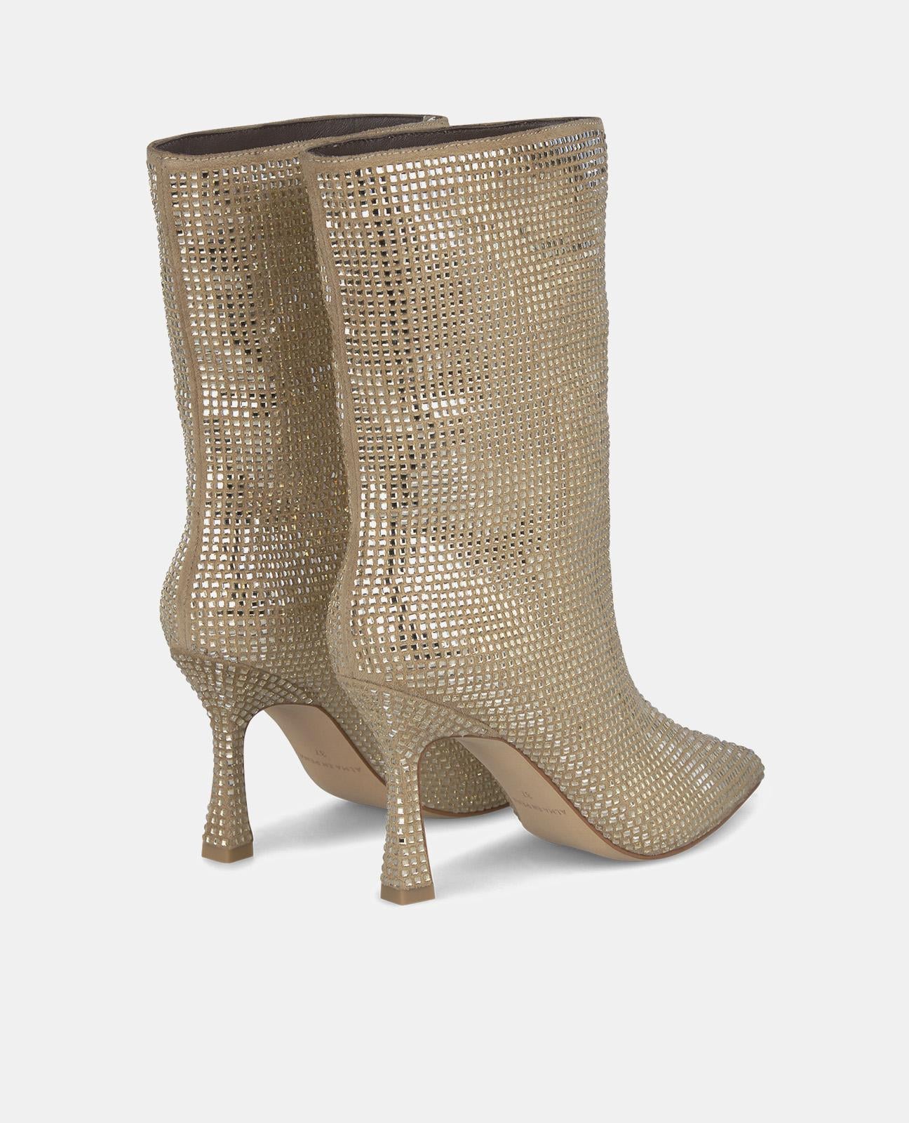 ANKLE BOOT SHARP TOE GLITTER