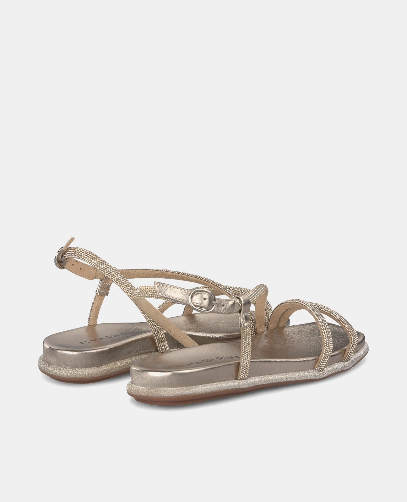 GLITTER FLAT SANDAL