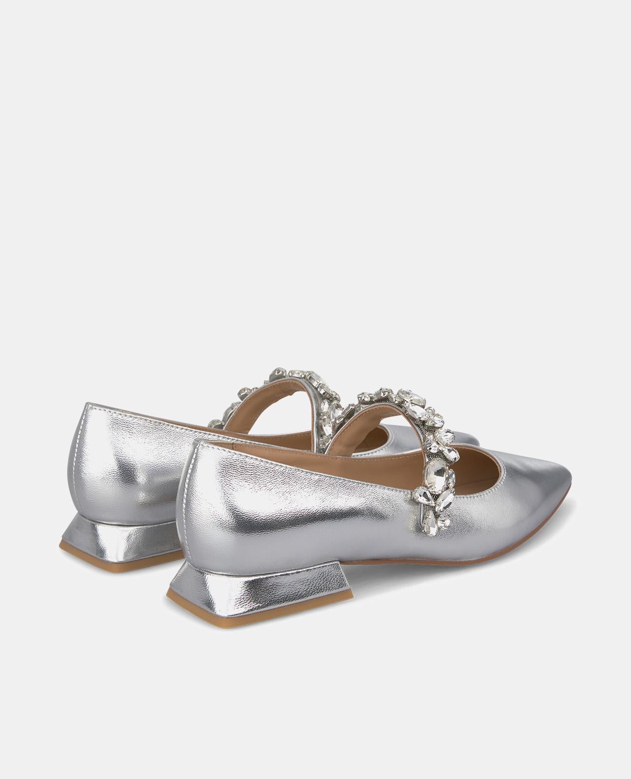 BALLERINA PIATTA CON STRASS