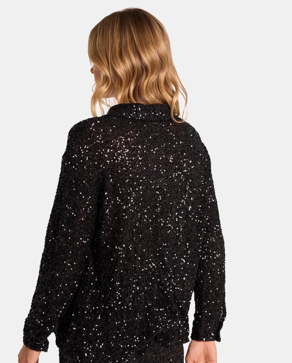 SHIRT COVERED WITH SEQUINS