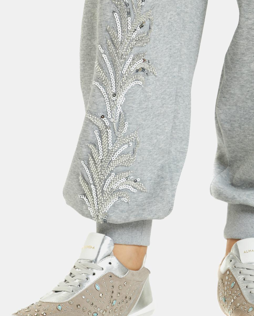 SEQUINED JOGGER PANTS