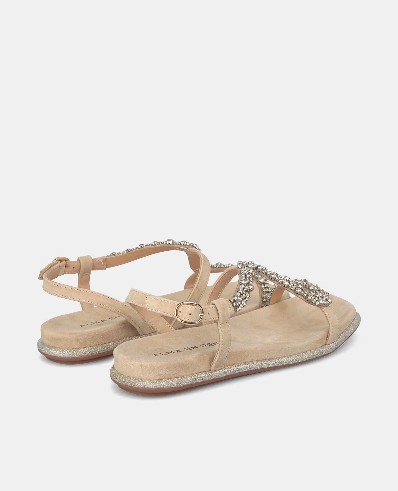 SANDAL WITH SHINY STRAP