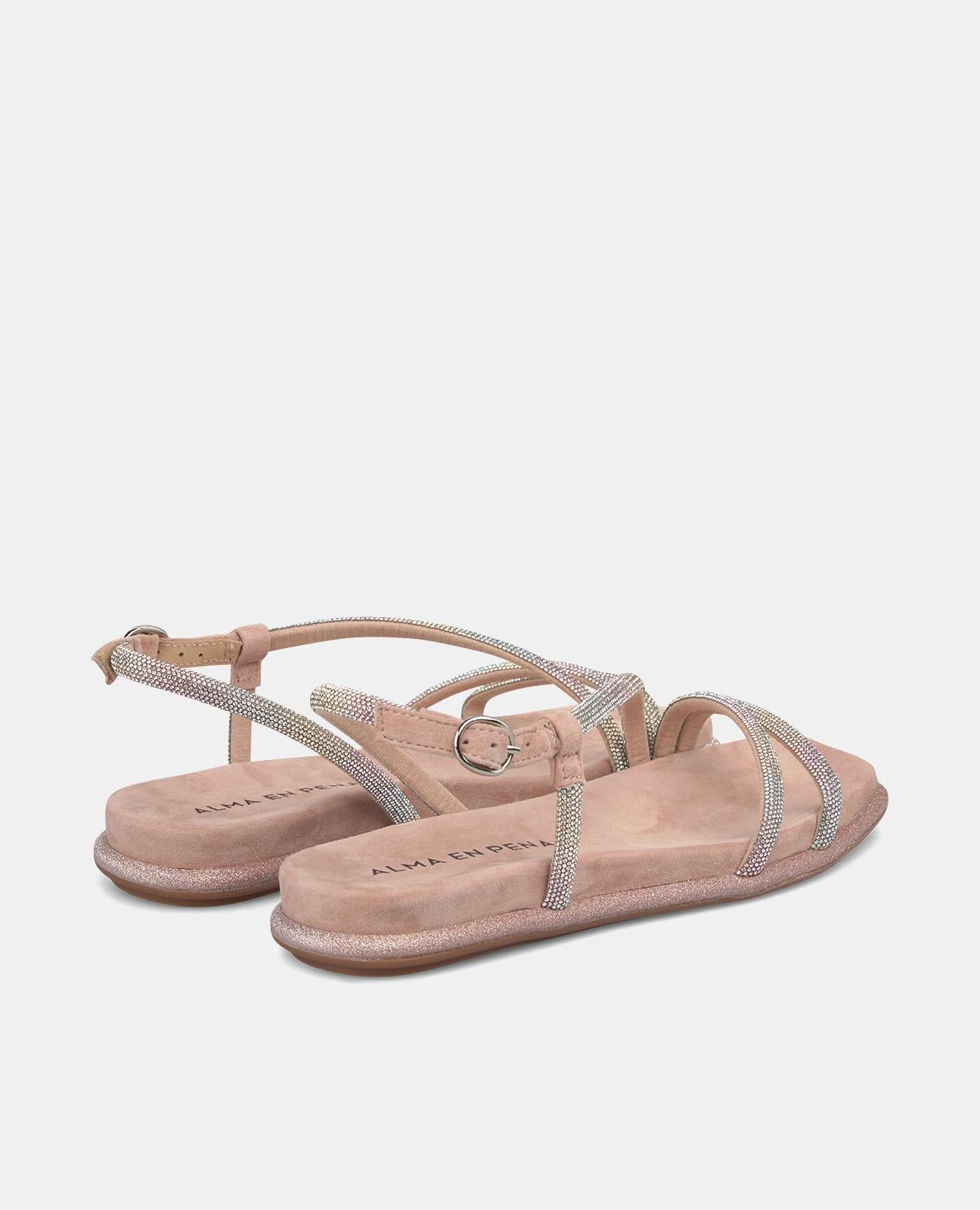 GLITTER FLAT SANDAL