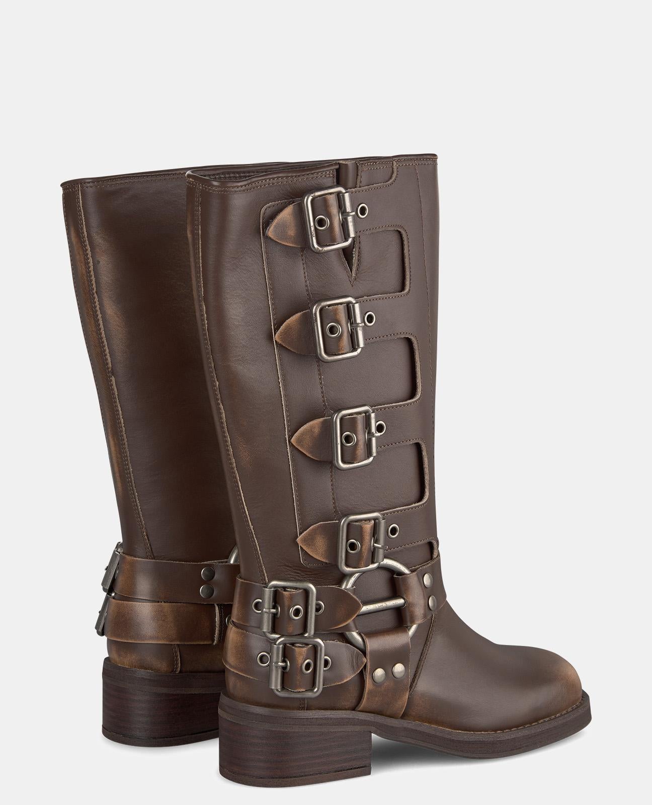 BIKER BOOT HIGH CANE