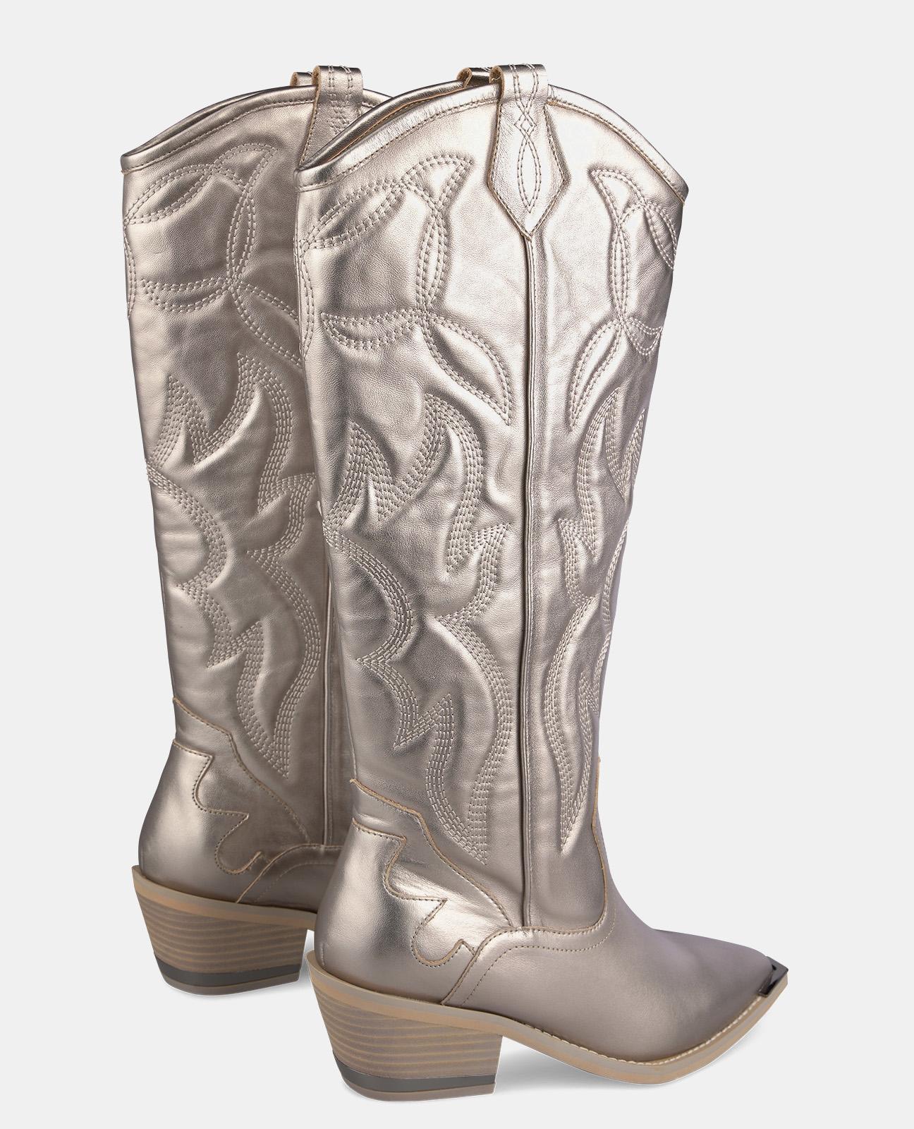 COWBOYSTIEFEL MIT STICKEREI