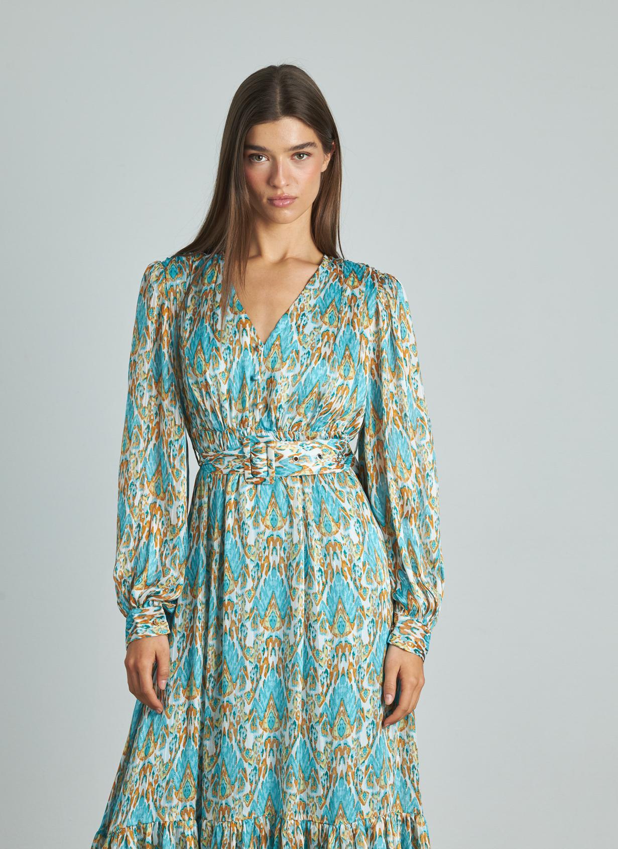 WAIST GATHERS DRESS