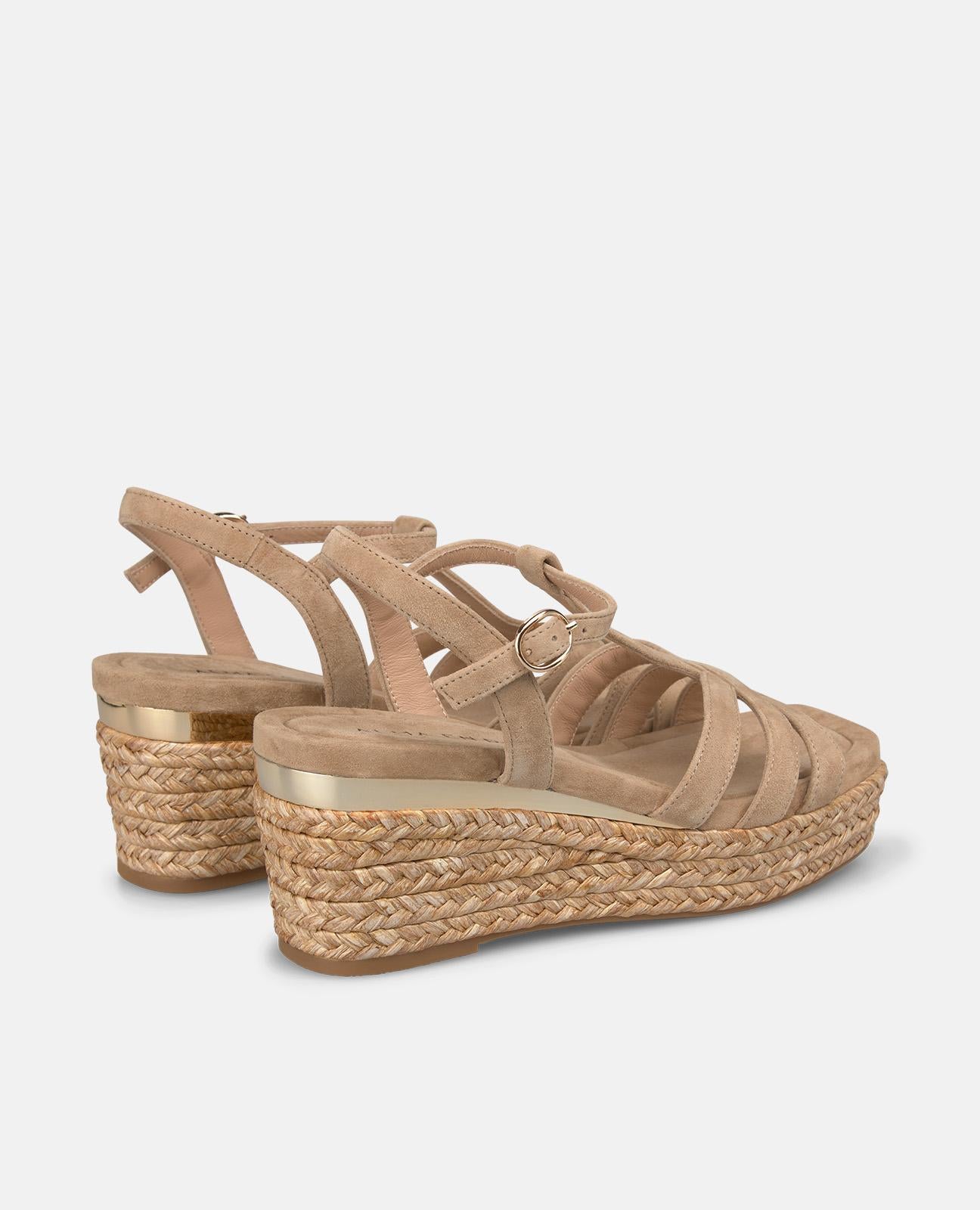 SANDALIA ESPARTO PEDRERIA