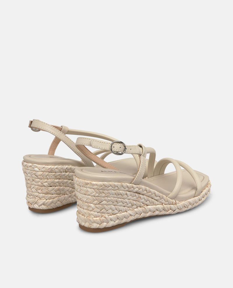 SANDALIA CUÑA TUBULAR