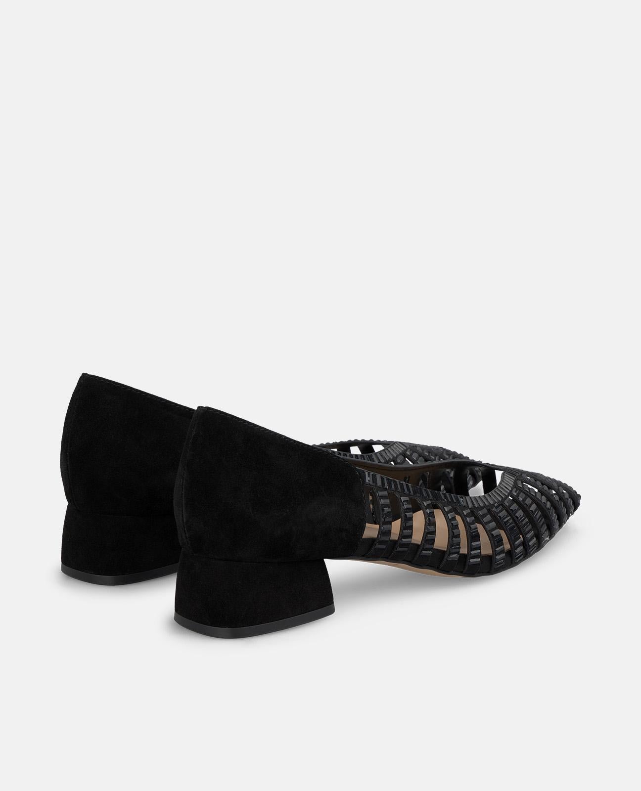 ZAPATO PLANO EFECTO ESPEJO