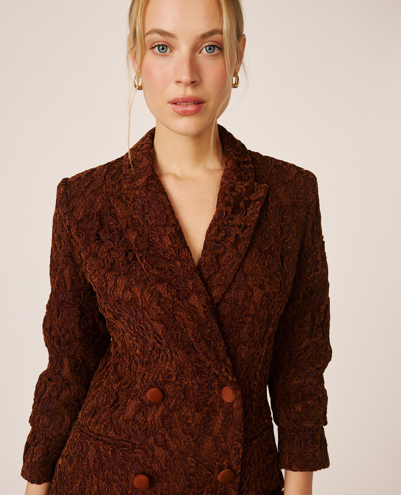 BLAZER ENCAJES TERCIOPELO