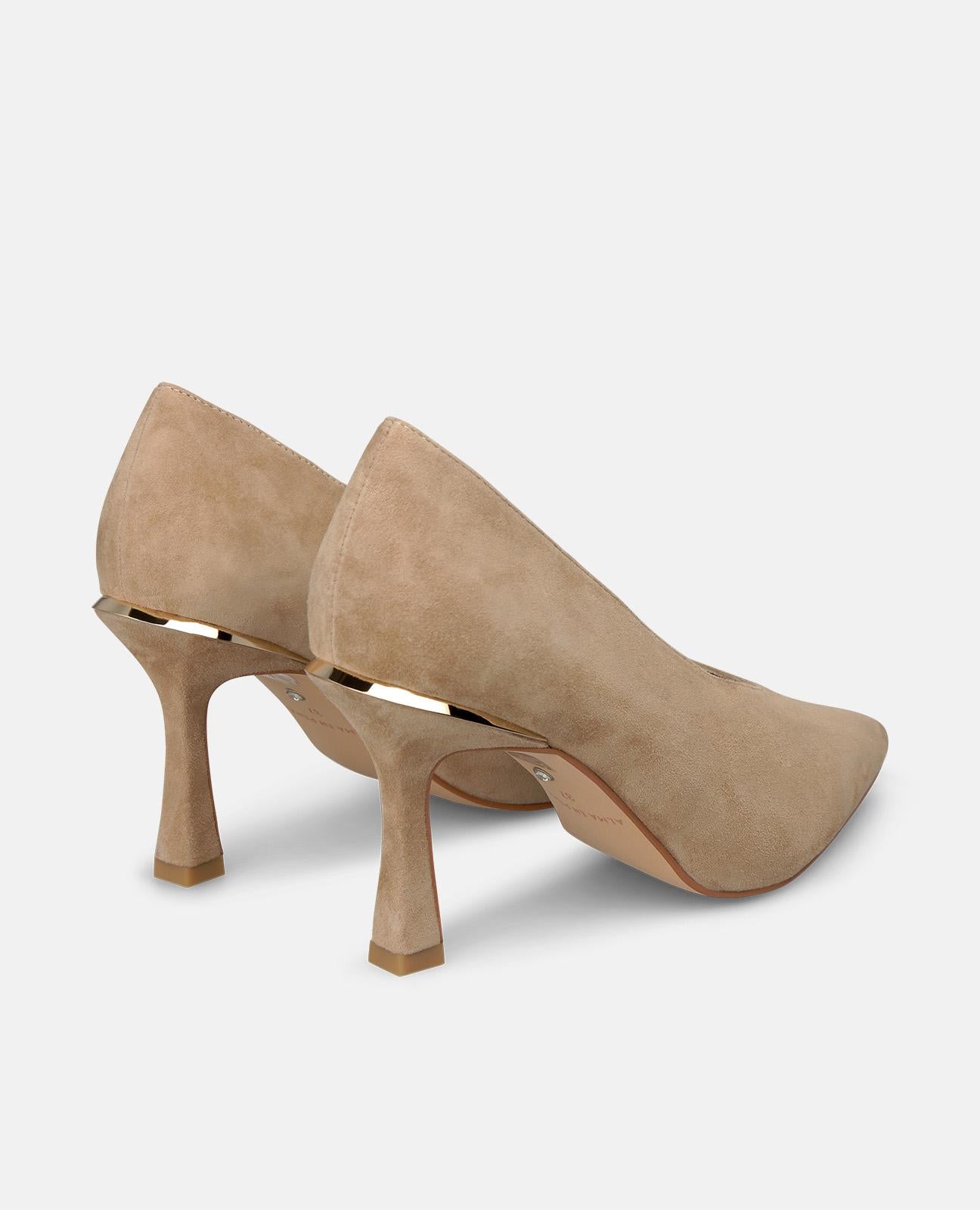 ZAPATO TACÓN DE ANTE