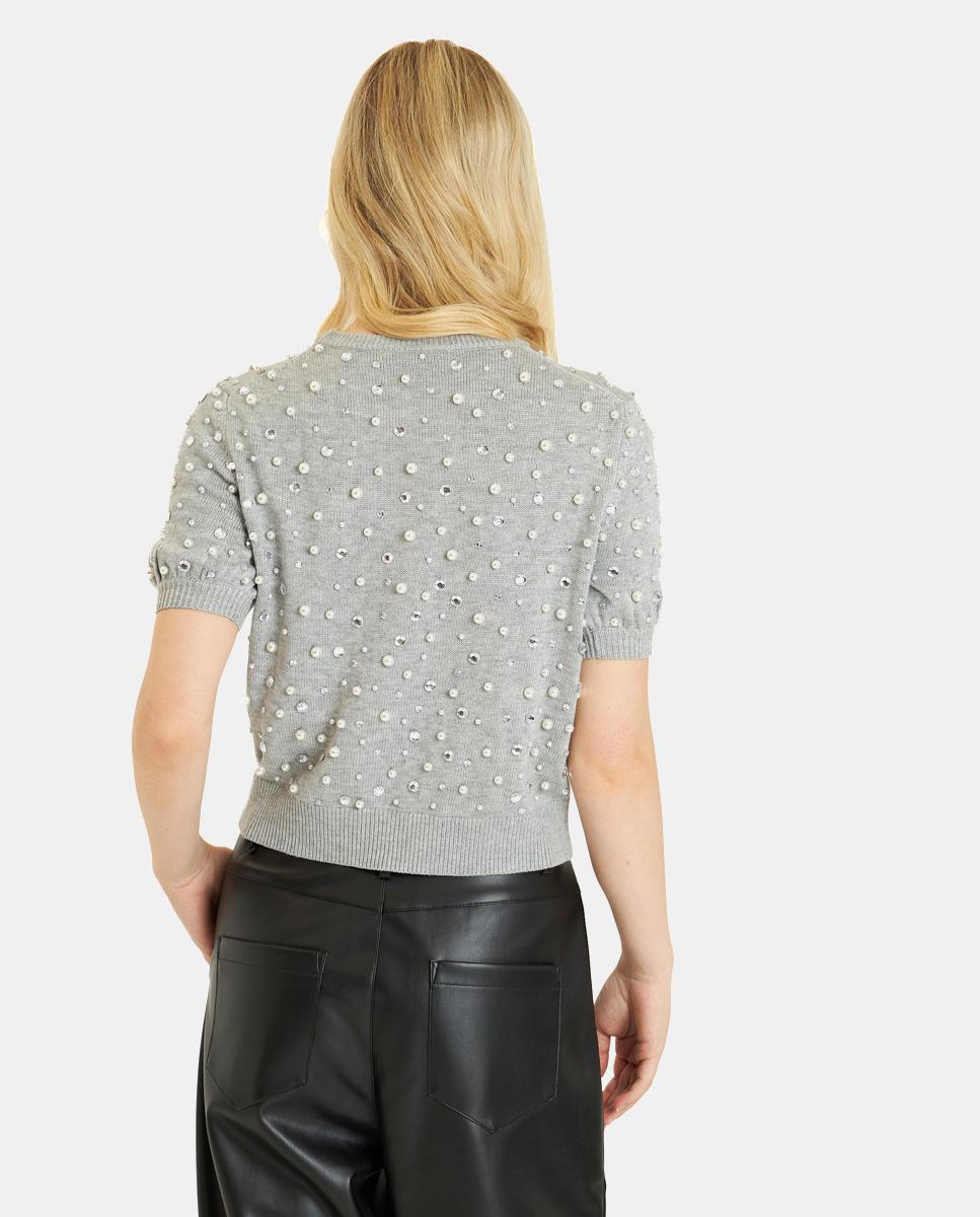 PULL AVEC PERLES