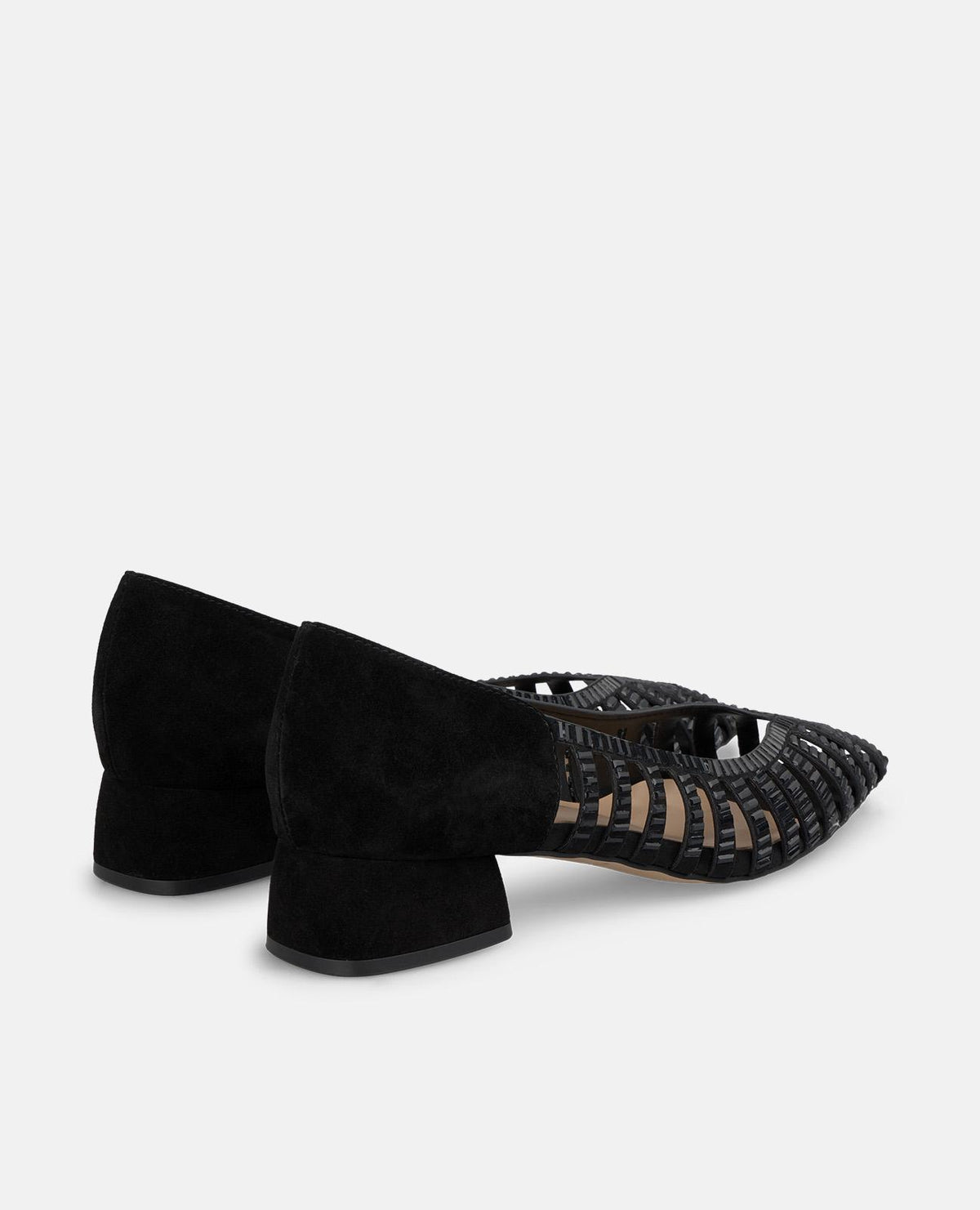 ZAPATO PLANO EFECTO ESPEJO