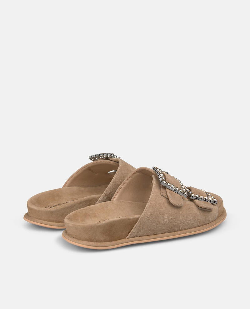 SANDALIA PLANA DOBLE HEBILLA