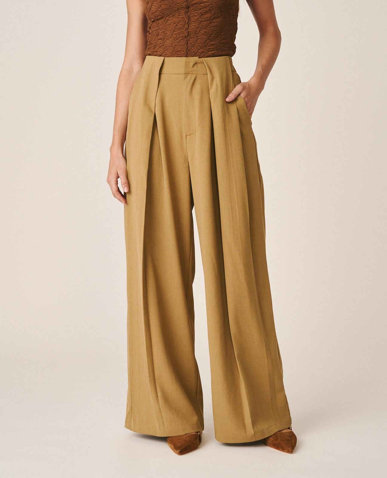 PANTALÓN SARGA WIDE LEG