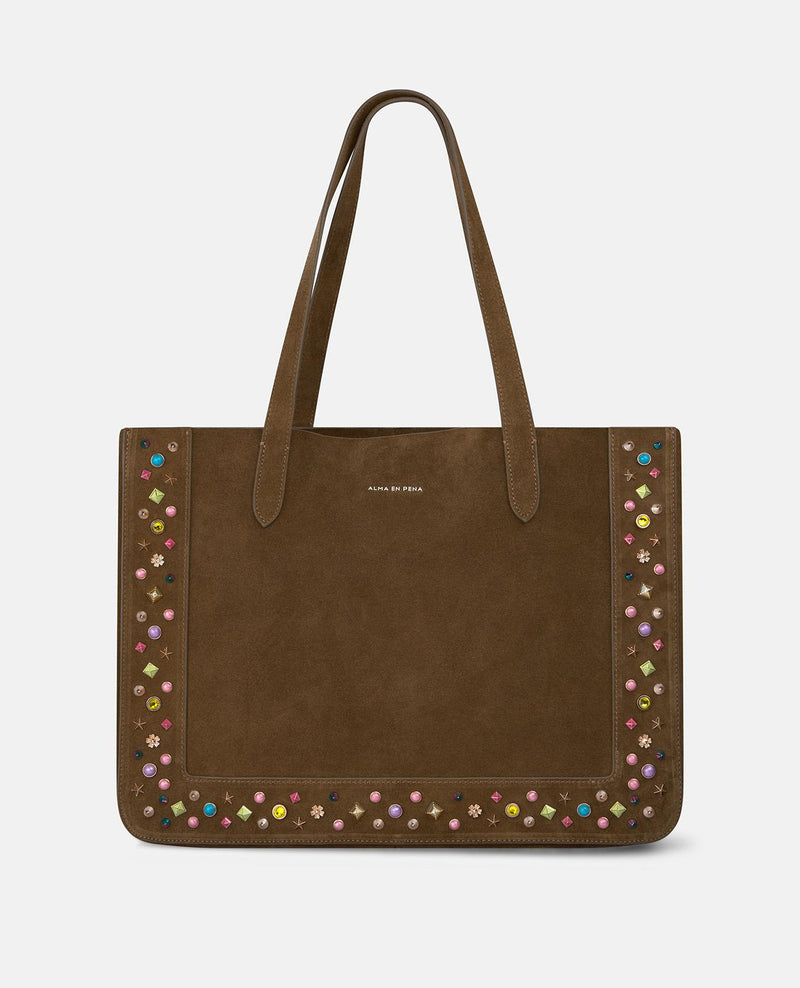 BOLSO SHOPPER TACHUELAS