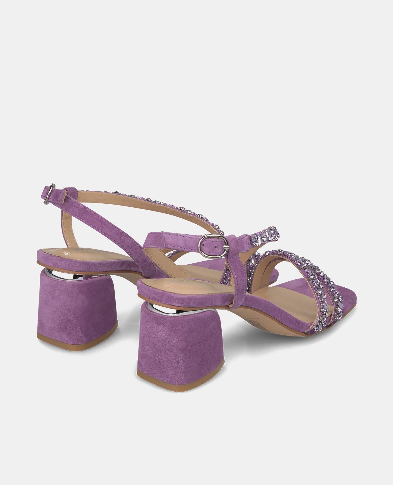 RHINESTONE STRAPS SANDAL