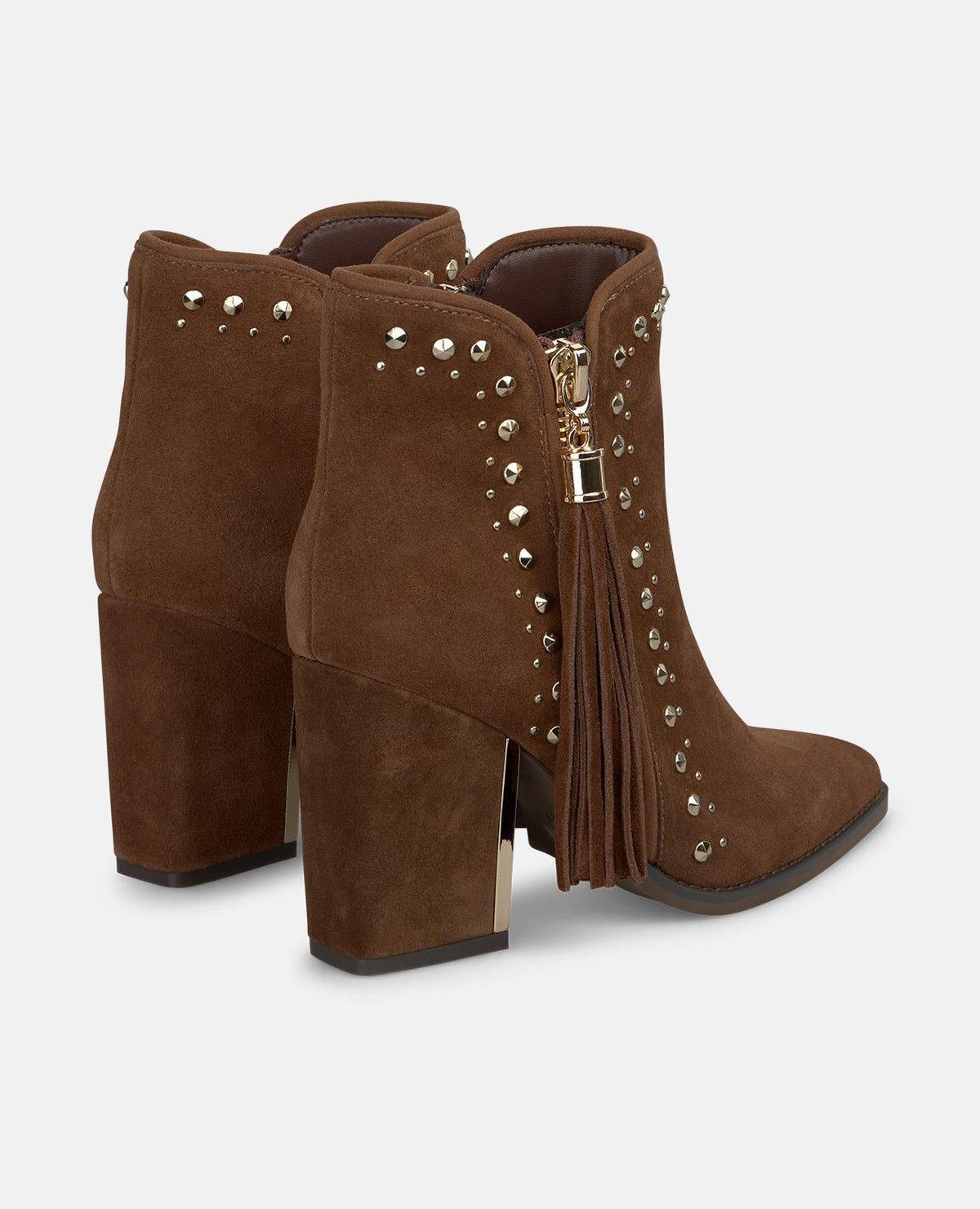 BOTA DE SALTO ALTO COM BORLA