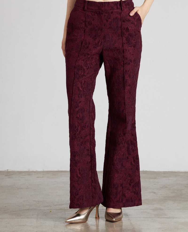 TEXTURED FLARE JEGGING