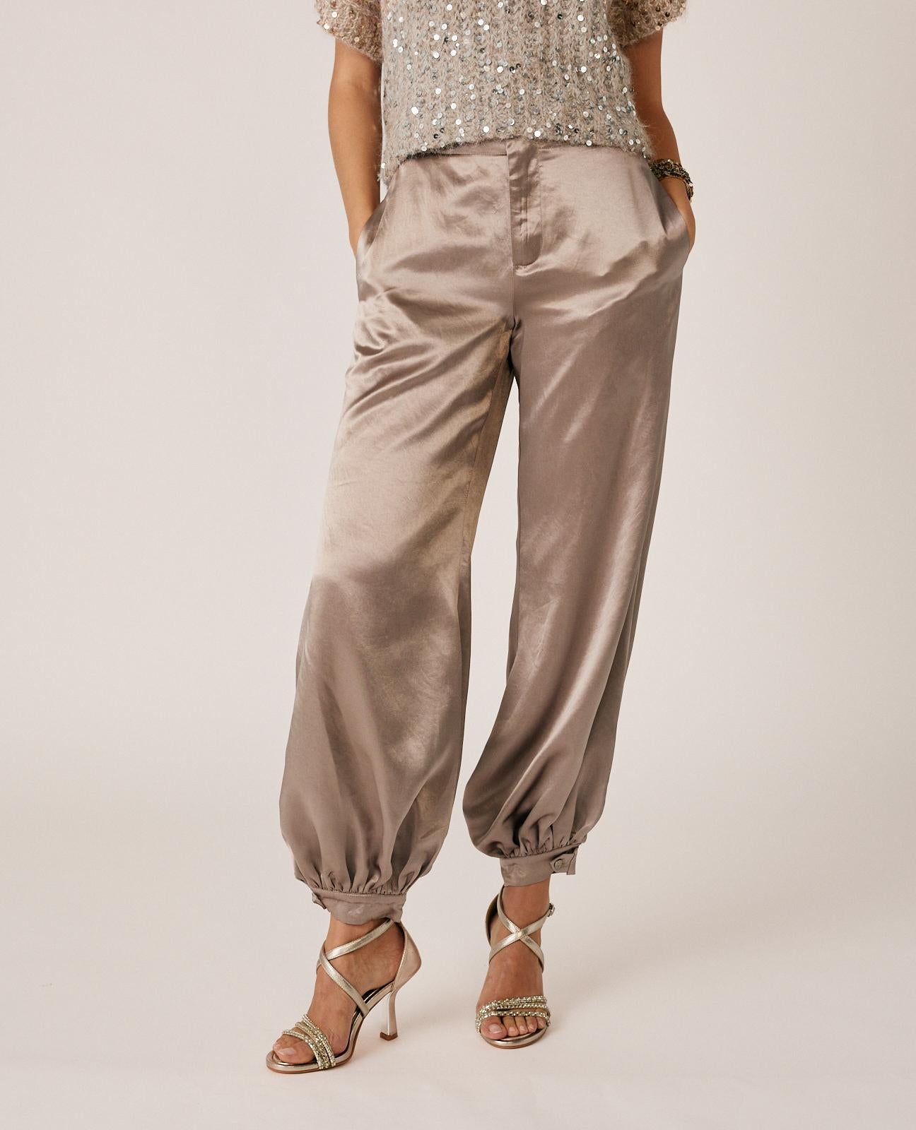 PANTALÓN BOMBACHO SATÉN