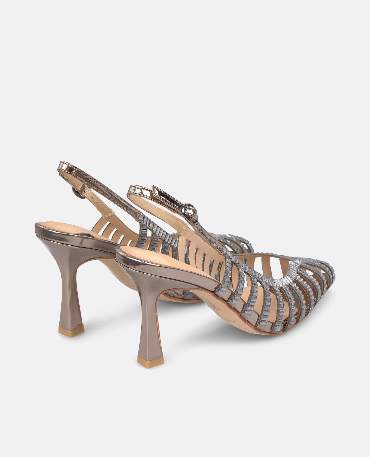 ZAPATO TACÓN EFECTO CRISTAL