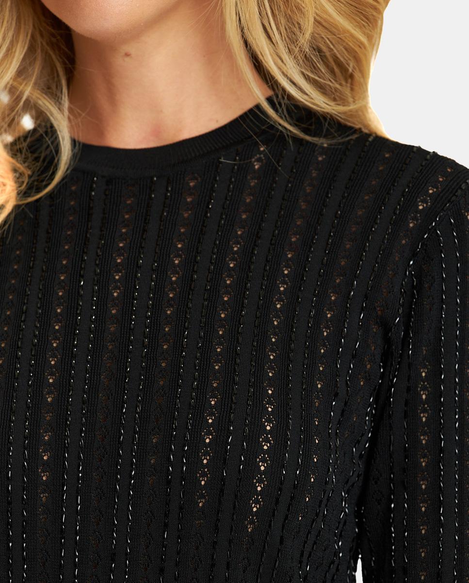 PULL TRICOTÉ AJOURÉ