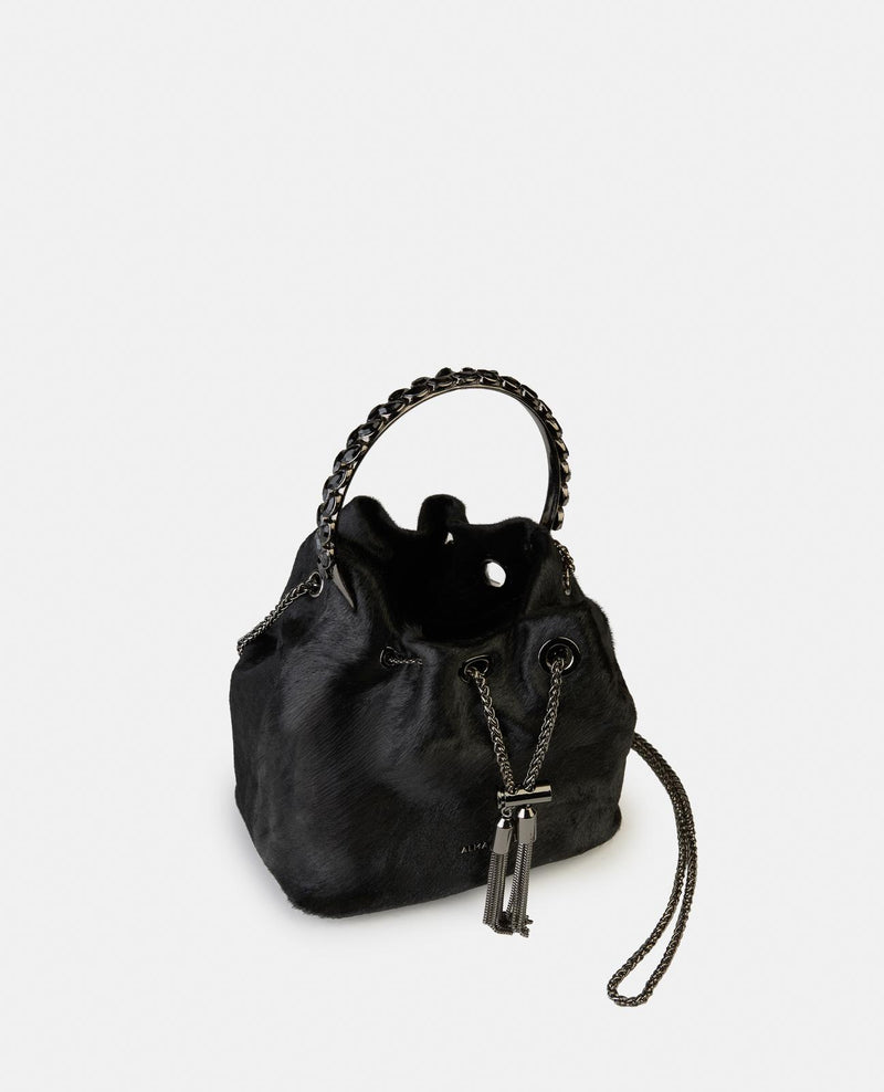 BOWLER BAG WITH PENDANT DETAIL