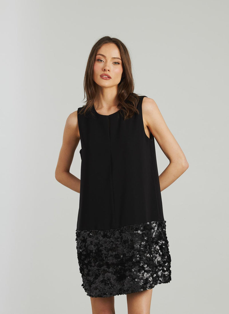 VESTIDO ESTRUCTURA COMBINADO