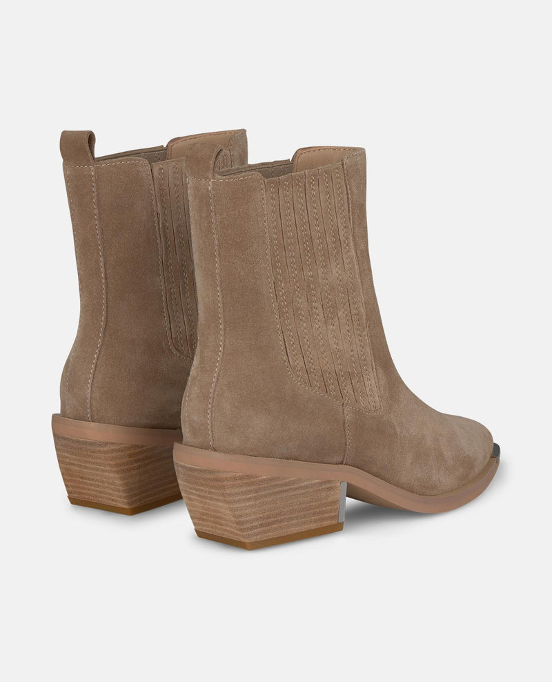 BOTTINES PLATES AVEC ÉLASTIQUE