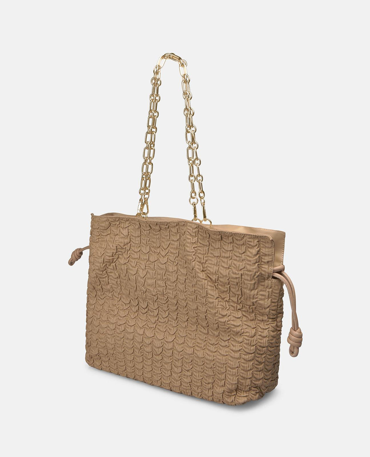 BOLSA EM FORMA DE CAIXA DE CHOCOLATES EM PELE TEXTURIZADA